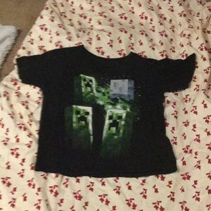 Minecraft creeper t-shirt with short sleeves